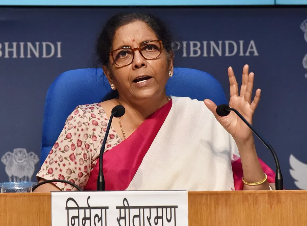 The Union Minister for Finance and Corporate Affairs, Smt. Nirmala Sitharaman holding the 3rd press conference to announce the details of special economic package, in New Delhi on May 15, 2020