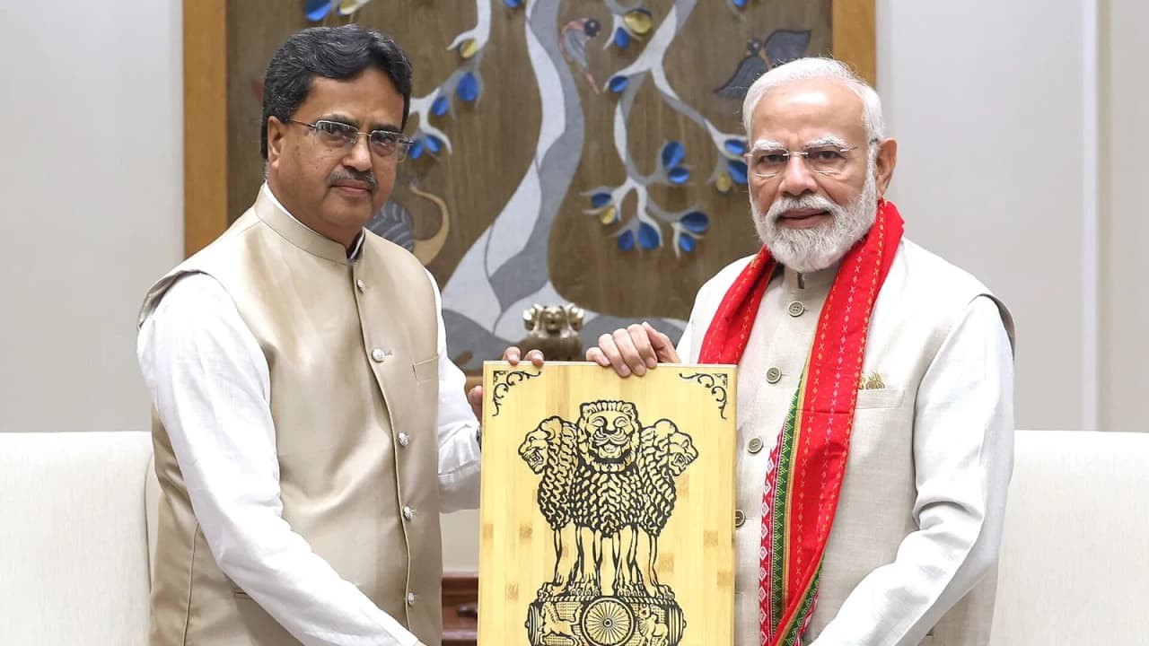 CM of Tripura, Dr Manik Saha met Prime Minister Narendra Modi