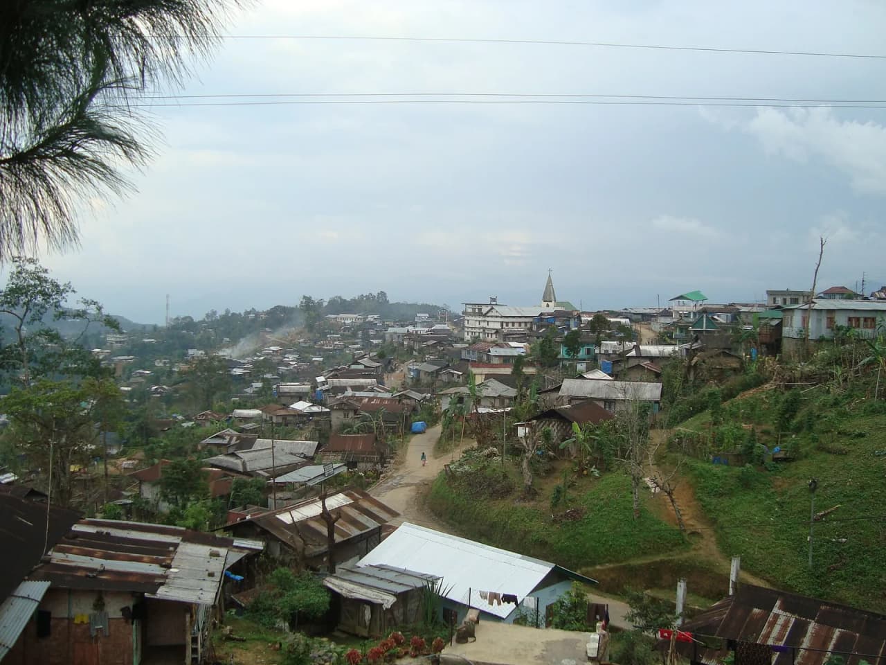 Mokokchung Village Skyline