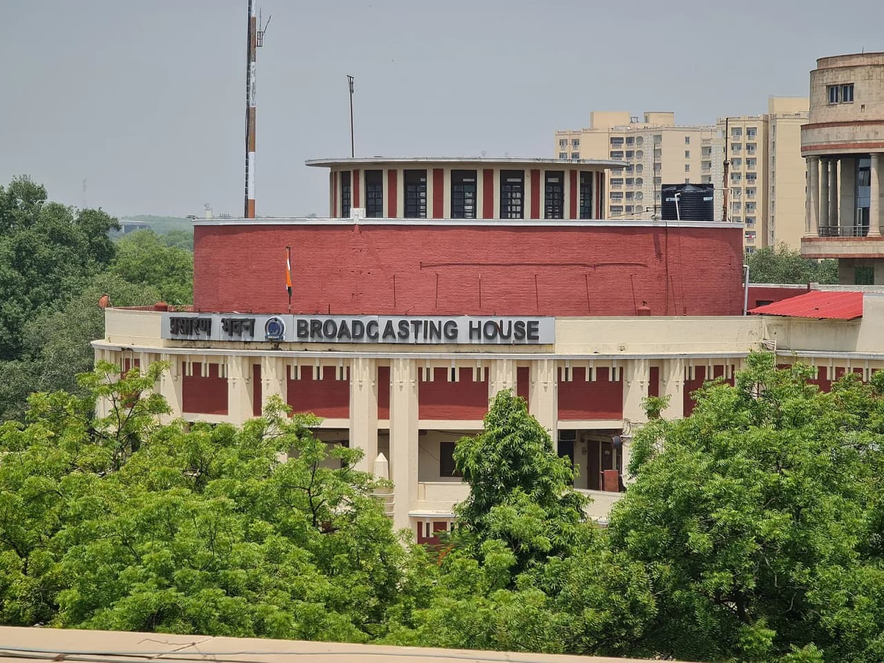 Akashvani Bhawan, All India Radio's headquarters on Parliament Street, New Delhi