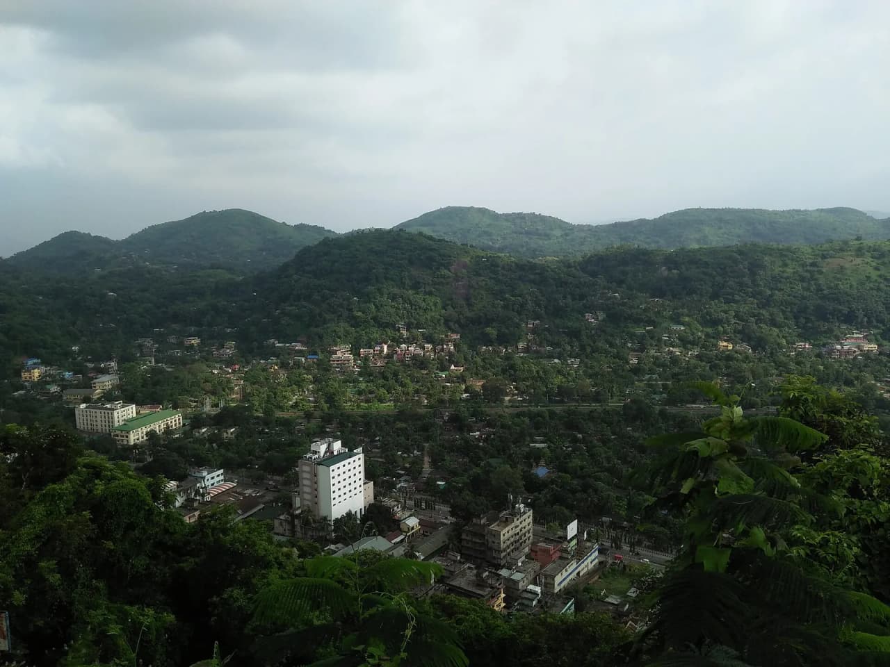 Skyline of Guwahati from Nilachal view point
