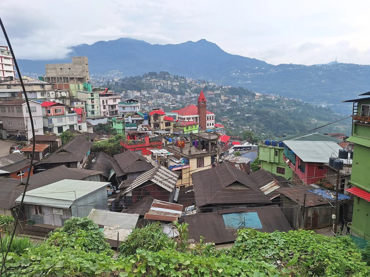 A street view of Naga Bazaar in Kohima (file photo)