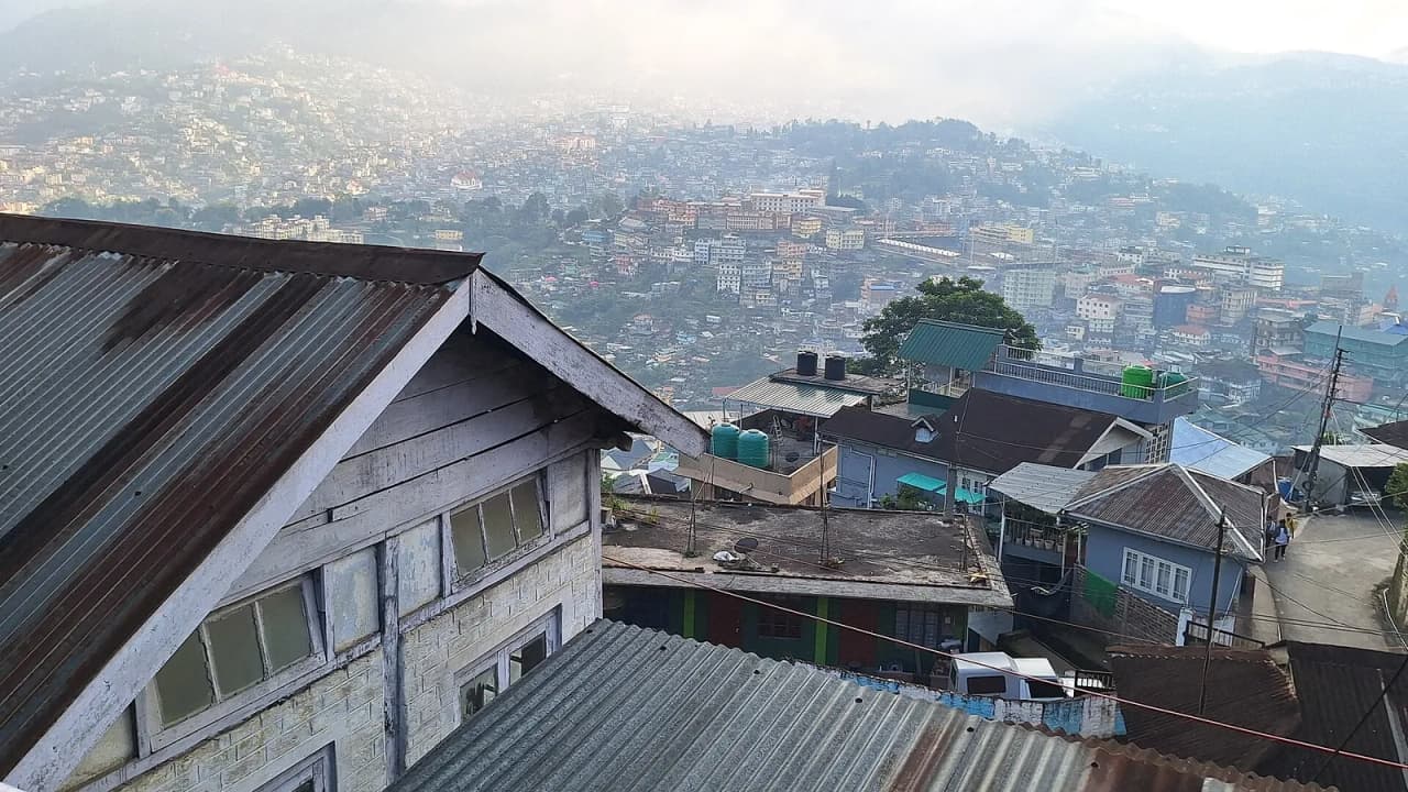 Kohima skyline seen from Bara Basti (file photo)