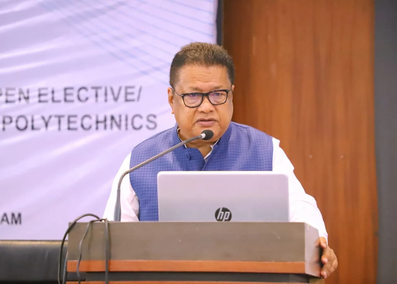 Ranoj Pegu attended a workshop on introducing skill courses in the curriculum of government polytechnics and engineering colleges in Assam at Assam Administrative Staff College