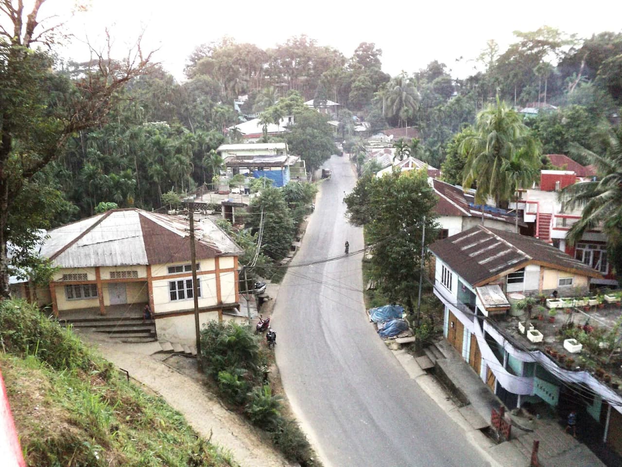 Vairengte town in Kolasib district, Mizoram